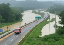 Rodovia em Taubaté