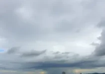 céu nublado em Taubaté