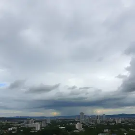 céu nublado em Taubaté