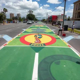 pinturas em ruas
