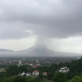 chuva em Taubaté