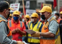 servidores em greve Taubaté