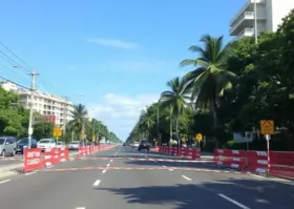 interdição da Avenida Dom Pedro I