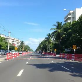 interdição da Avenida Dom Pedro I