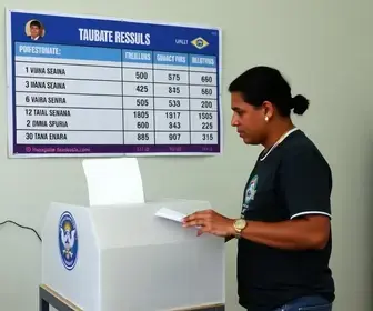 votação em Taubaté